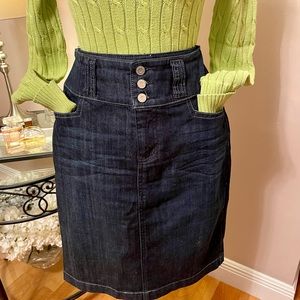 White House Black Market - Jean Skirt